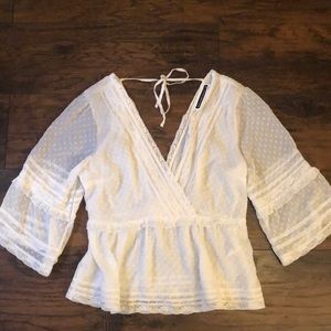 Never worn white Abercrombie & Fitch top